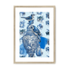 Delft Daft - Jays On A Jar Framed Print The Gathering A3 (297 X 420 mm) / Natural / White Mount Framed Print