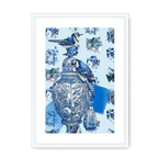 Delft Daft - Jays On A Jar Framed Print The Gathering A3 (297 X 420 mm) / White / White Mount Framed Print