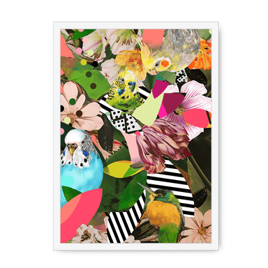 Beaky Botanicals Framed Print The Gathering A3 (297 X 420 mm) / White / No Mount (All Art) Framed Print