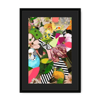 Beaky Botanicals Framed Print The Gathering A3 (297 X 420 mm) / Black / Black Mount Framed Print