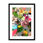 Beaky Botanicals Framed Print The Gathering A3 (297 X 420 mm) / Black / White Mount Framed Print