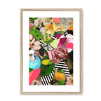 Beaky Botanicals Framed Print The Gathering A3 (297 X 420 mm) / Natural / White Mount Framed Print