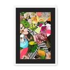 Beaky Botanicals Framed Print The Gathering A3 (297 X 420 mm) / White / Black Mount Framed Print