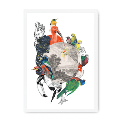 Le Beak C'est Chic Framed Print The Gathering A3 (297 X 420 mm) / White / No Mount (All Art) Framed Print