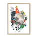 Le Beak C'est Chic Framed Print The Gathering A3 (297 X 420 mm) / Natural / No Mount (All Art) Framed Print