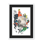 Le Beak C'est Chic Framed Print The Gathering A3 (297 X 420 mm) / White / Black Mount Framed Print