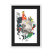 Le Beak C'est Chic Framed Print The Gathering A3 (297 X 420 mm) / White / Black Mount Framed Print