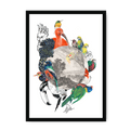 Le Beak C'est Chic Framed Print The Gathering A3 (297 X 420 mm) / Black / No Mount (All Art) Framed Print