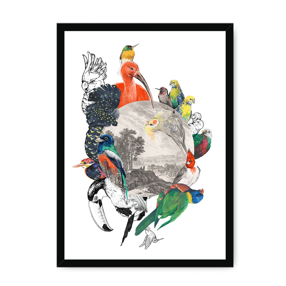 Le Beak C'est Chic Framed Print The Gathering A3 (297 X 420 mm) / Black / No Mount (All Art) Framed Print