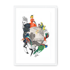 Le Beak C'est Chic Framed Print The Gathering A3 (297 X 420 mm) / White / White Mount Framed Print