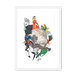 Le Beak C'est Chic Framed Print The Gathering A3 (297 X 420 mm) / White / White Mount Framed Print