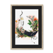 Party Of Parrots Framed Print The Gathering A3 (297 X 420 mm) / Natural / Black Mount Framed Print