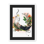 Party Of Parrots Framed Print The Gathering A3 (297 X 420 mm) / White / Black Mount Framed Print