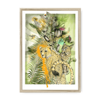 Big Cat Tropicana Framed Print The Gathering A3 (297 X 420 mm) / Natural Framed Print