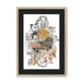 Cataloupe Framed Print The Gathering A3 (297 X 420 mm) / Natural / Black Mount Framed Print