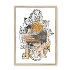 Cataloupe Framed Print The Gathering A3 (297 X 420 mm) / Natural / No Mount (All Art) Framed Print