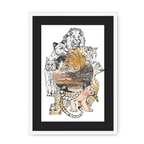 Cataloupe Framed Print The Gathering A3 (297 X 420 mm) / White / Black Mount Framed Print