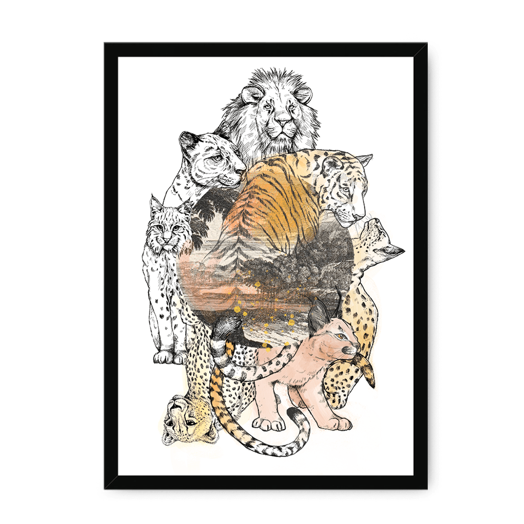 Cataloupe Framed Print The Gathering A3 (297 X 420 mm) / Black / No Mount (All Art) Framed Print