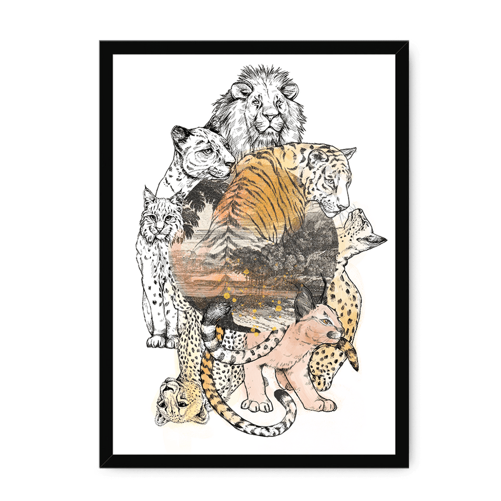 Cataloupe Framed Print The Gathering A3 (297 X 420 mm) / Black / No Mount (All Art) Framed Print