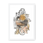 Cataloupe Framed Print The Gathering A3 (297 X 420 mm) / White / White Mount Framed Print