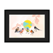 Garden Gang Framed Print The Gathering A3 (297 X 420 mm) / Black / Black Mount Framed Print