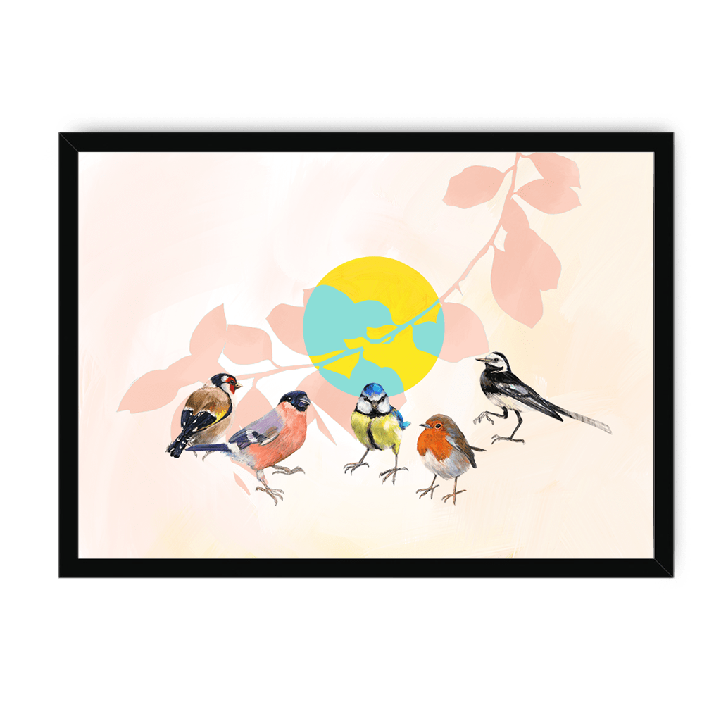 Garden Gang Framed Print The Gathering A3 (297 X 420 mm) / Black / No Mount (All Art) Framed Print