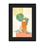Tropical Pals Framed Print The Gathering A3 (297 X 420 mm) / Black / Black Mount Framed Print
