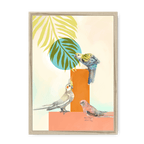 Tropical Pals Framed Print The Gathering A3 (297 X 420 mm) / Natural / No Mount (All Art) Framed Print