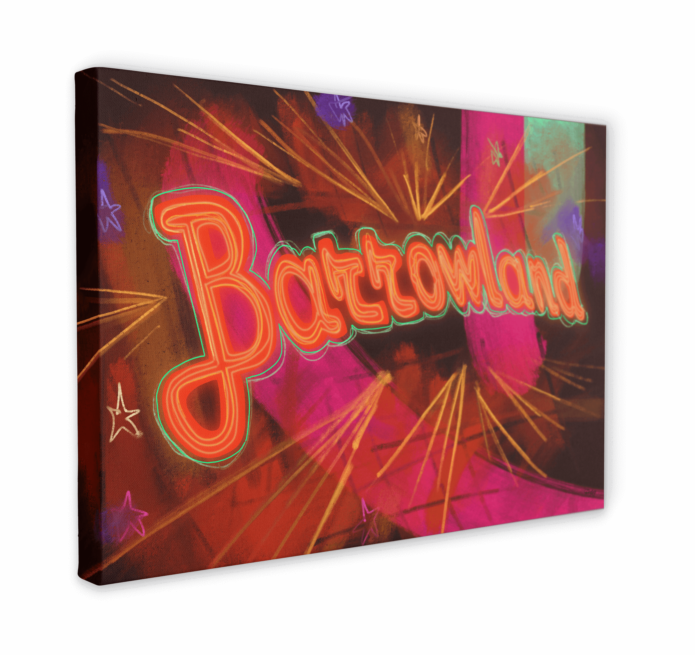 Barrowland Canvas Print Glasgow Kisses 28"x40"(70x100 cm) Canvas Print
