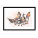 Boudoir Finches Framed Print The Gathering A3 (297 X 420 mm) / Black / White Mount Framed Print