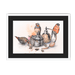 Boudoir Finches Framed Print The Gathering A3 (297 X 420 mm) / White / Black Mount Framed Print