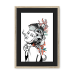 Sea Framed Print Habitats A3 (297 X 420 mm) / Natural / Black Mount Framed Print