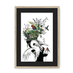 Sky Framed Print Habitats A3 (297 X 420 mm) / Natural / Black Mount Framed Print