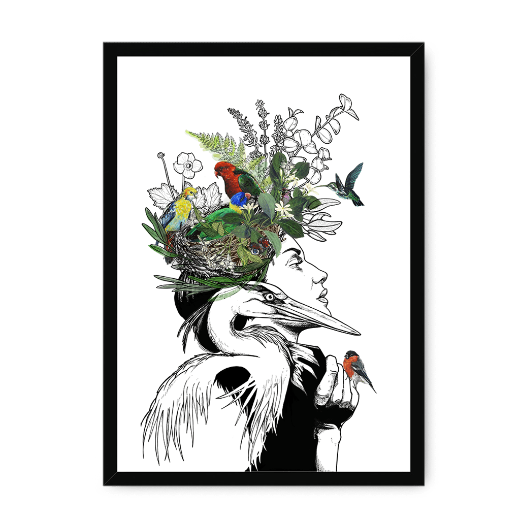 Sky Framed Print Habitats A3 (297 X 420 mm) / Black / No Mount (All Art) Framed Print