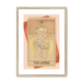 The Lovers Framed Print Tarot Cats A3 (297 X 420 mm) / Natural / White Mount Framed Print