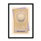 The Magician Framed Print Tarot Cats A3 (297 X 420 mm) / Black / White Mount Framed Print
