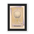The Magician Framed Print Tarot Cats A3 (297 X 420 mm) / White / Black Mount Framed Print