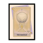 The Magician Framed Print Tarot Cats A3 (297 X 420 mm) / Black / No Mount (All Art) Framed Print