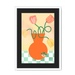 Tulips In Orange Framed Print Happy Stems A3 (297 X 420 mm) / White / Black Mount Framed Print