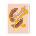 It Could Be Wurst Framed Print Favourite Things A3 (297 X 420 mm) / White / No Mount (All Art) Framed Print