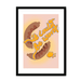 It Could Be Wurst Framed Print Favourite Things A3 (297 X 420 mm) / Black / White Mount Framed Print