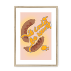 It Could Be Wurst Framed Print Favourite Things A3 (297 X 420 mm) / Natural / White Mount Framed Print