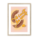 It Could Be Wurst Framed Print Favourite Things A3 (297 X 420 mm) / Natural / White Mount Framed Print