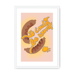 It Could Be Wurst Framed Print Favourite Things A3 (297 X 420 mm) / White / White Mount Framed Print