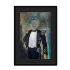 The Duke Framed Print Noblesse Oblige A3 (297 X 420 mm) / Black / Black Mount Framed Print