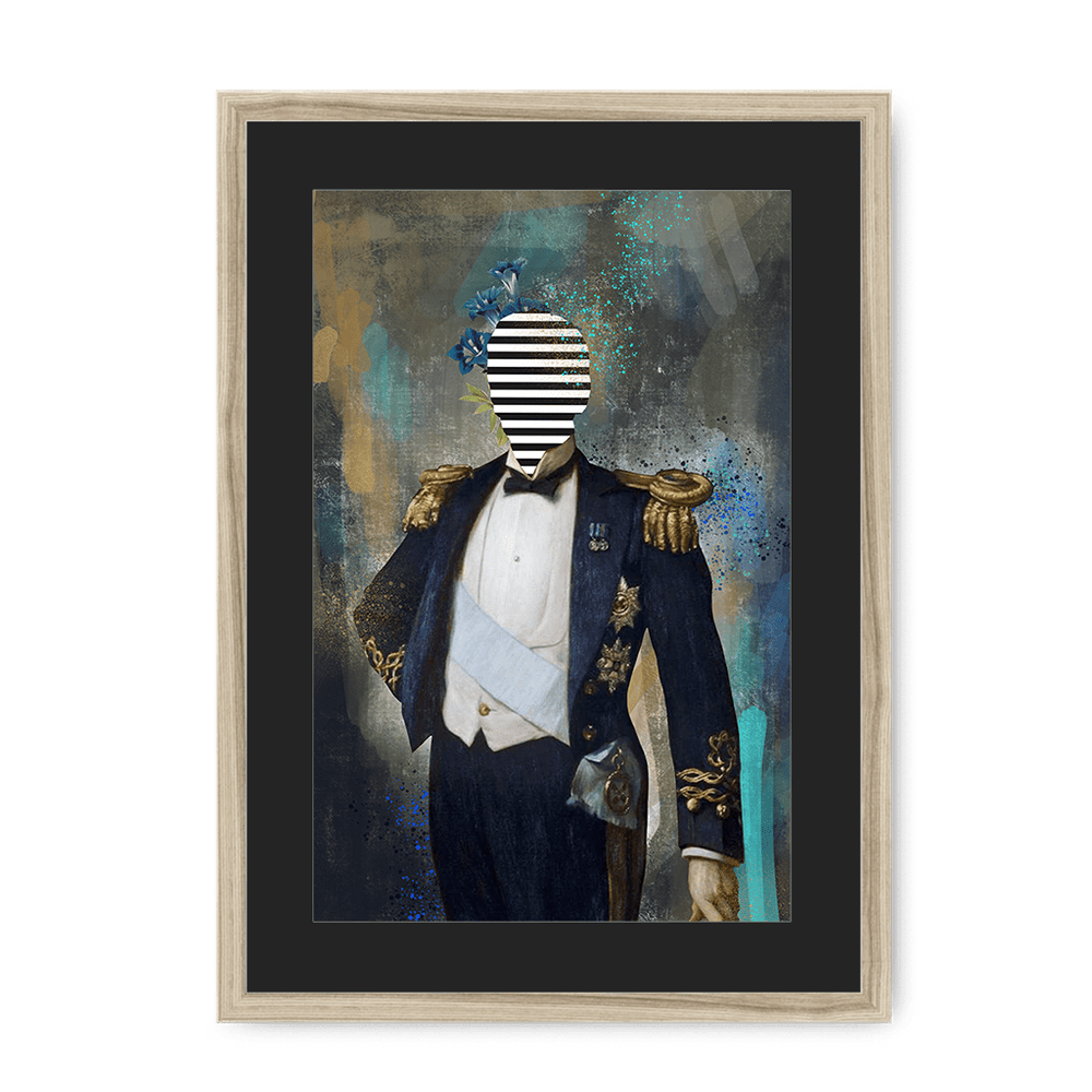 The Duke Framed Print Noblesse Oblige A3 (297 X 420 mm) / Natural / Black Mount Framed Print