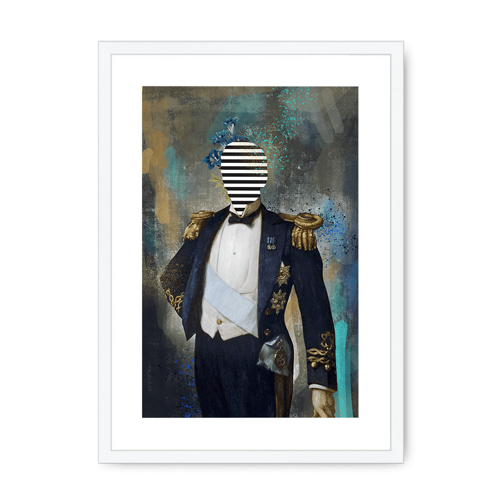 The Duke Framed Print Noblesse Oblige A3 (297 X 420 mm) / White / White Mount Framed Print