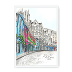 Victoria Street Framed Print Essential Edinburgh A3 (297 X 420 mm) / White / No Mount (All Art) Framed Print