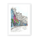 Victoria Street Framed Print Essential Edinburgh A3 (297 X 420 mm) / White / White Mount Framed Print