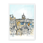 Old Town & St Giles Framed Print Essential Edinburgh A3 (297 X 420 mm) / White / No Mount (All Art) Framed Print